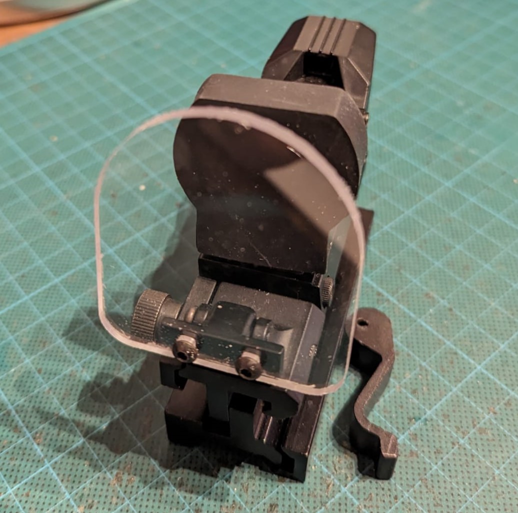 Schutzscheibe für Halterung